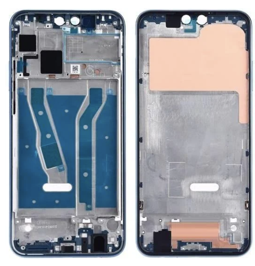 Рамка для кріплення дисплея Huawei Y9 2019, синя, фото 1