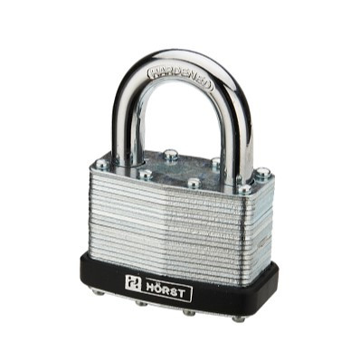 Замок навісний HORST HR-LS-65E сталь (Китай)