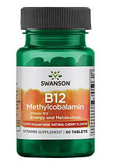 Swanson Vitamin B12 Methylcobalamin 2,500 mcg, Вітамін Б12, Метилкобаламін (60 таб.)