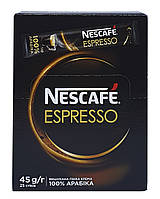 Кофе Nescafe Espresso 100% арабика растворимый в стиках 25 х 1,8 г (497)