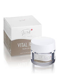 НАТУРАЛЬНИЙ НІЧНИЙ КРЕМ Едельвейс/Шафран/Vital Just Night Cream (50 мл) Відновлення