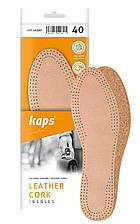Kaps Leather Cork — Шкіряні устілки з корковим деревом р. 35-46