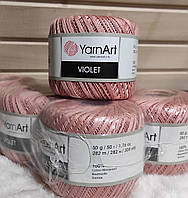 Пряжа YarnArt Violet 4105-номер кольору, бавовна