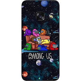 Силіконовий чохол для Samsung A3-2017 Galaxy A320 з картинкою Among us