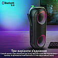 Портативна Bluetooth колонка з LED Vertux Rumba 14 Вт IPX6 Black (rumba.black), фото 5