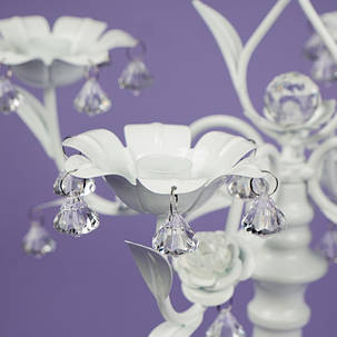 Підсвічник 50 см. на 5 свічках з кристалами (2011-008), фото 2