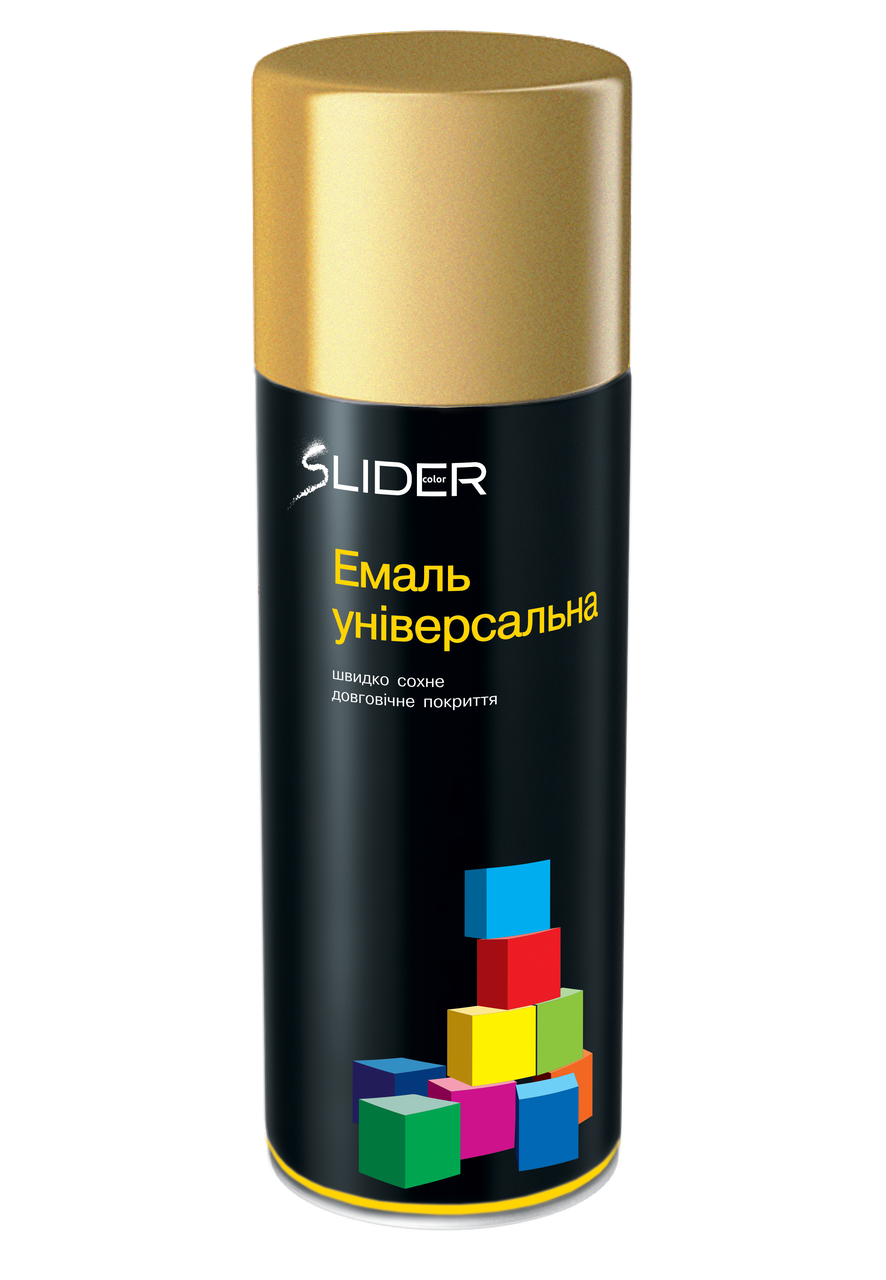 Фарба універсальна Slider золото 400мл