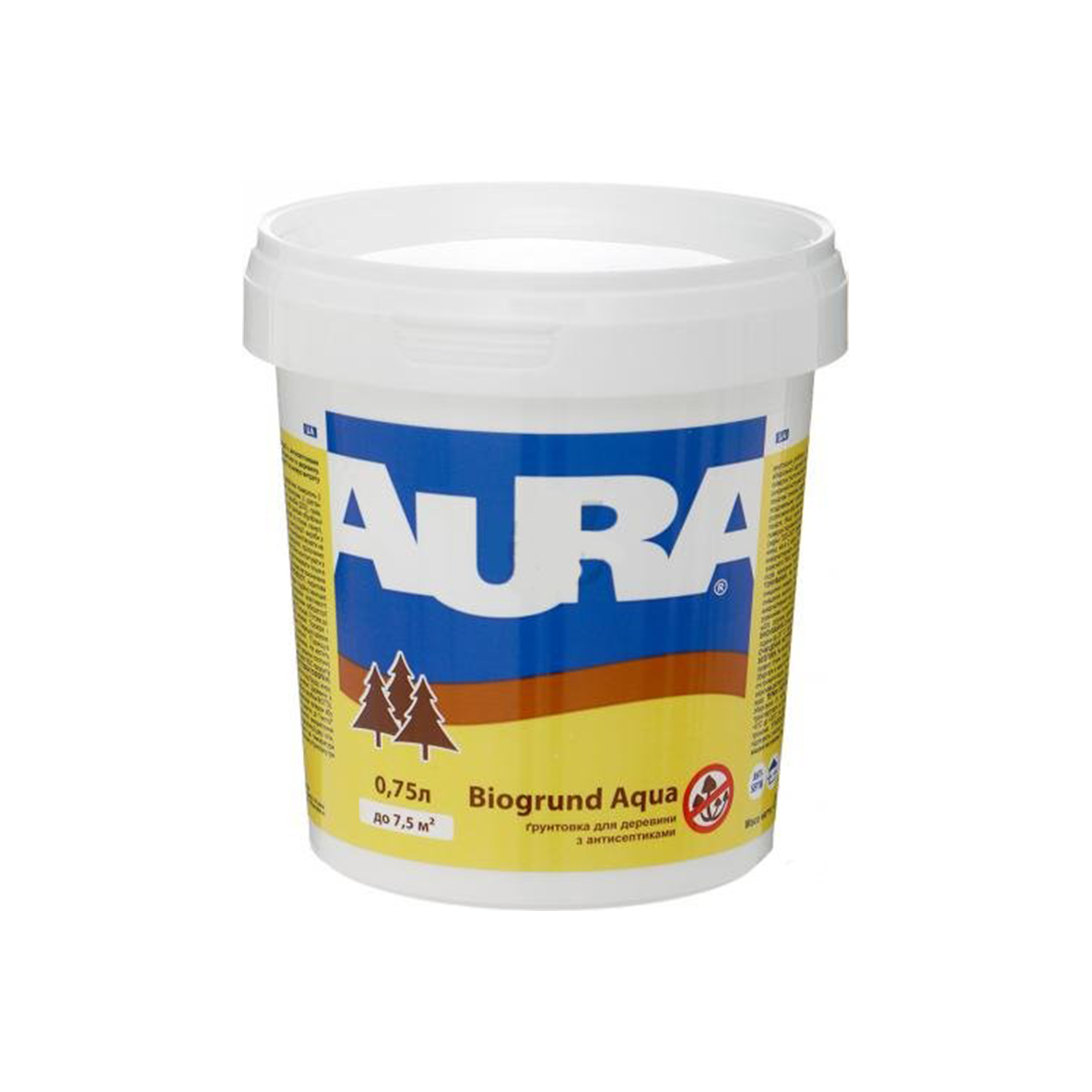 Грунтовка для дерева Aura Biogrund Aqua 0.75л