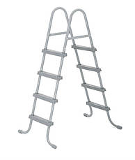 Каркасний басейн "Steel Pro Max" Bestway 5612Z (488х122 см) сходи, тент, насос і фільтр, фото 5