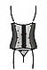 Сексуальний м'який корсет Lovelia Corset Black Passion S/M, фото 4