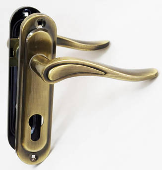 Дверна ручка на планці Bruno Etro PZ 62мм Антична латунь