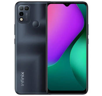 Смартфон Infinix Hot 10 Play 4/64 Gb Black, 2 sim, 6.82" IPS, 13+0.8/8 МП, 4G(LTE), 8 ядер, 6000 mAh