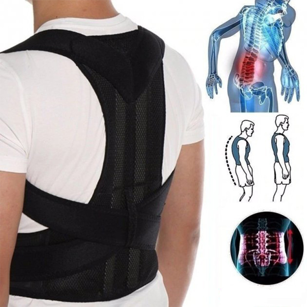 Ортопедичний корсет для вирівнювання спини Back Pain Help Support Belt корсет для постави (Розмір XXXL), фото 1