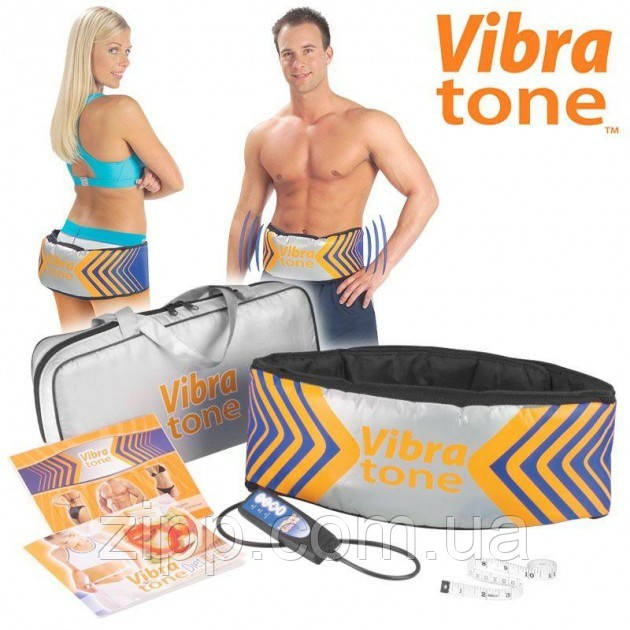 Пояс для похудения массажный Vibro Tone Вибро Тон Массажный пояс для похудения Вибромассажер - фото 1 - id-p1423681368