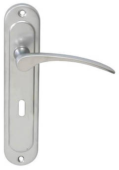 Дверна ручка на планці Comit 119/009 (200*40mm) 72mm BB Хром матовий