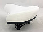🚲Сидіння біле для велосипеда Jet на пружинах, фото 2
