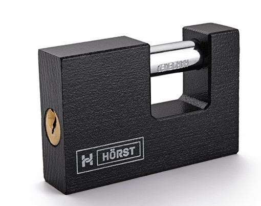 Замок навісний HORST HR-SU1-75E сталь (Китай)
