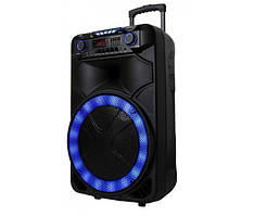 Портативна колонка GT-6023 з підсвіткою та мікрофоном