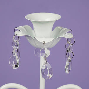 Підсвічник 57 см на 3 свічки з кристалами (2011-005), фото 2