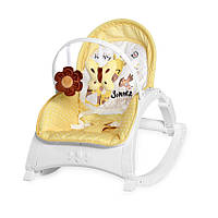 Кресло-качалка бежевая Lorelli Enjoy для малышей с рождения до 3-х лет