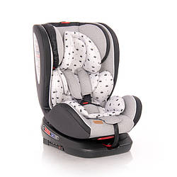 Автокрісло-ребордер Nebula Isofix 0-36 кг Grey Crowns