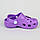 Фіолетові крокси з джибитс для дівчинки тм Віталія Crocs розмір, фото 9