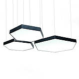 Підвісний Алюмінієвий LED світильник Сота 120W 1000x800x60м, фото 2