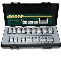 Набор головок 1/2" 12-гр. 21 пр. (8-32 мм) FORCE 4212-9 F