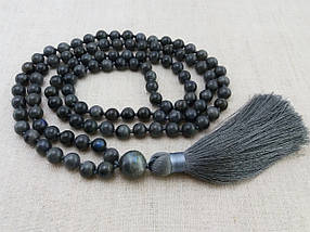 Чотки з Лабрадора 108 намистин з вузлами d 8мм, фото 3