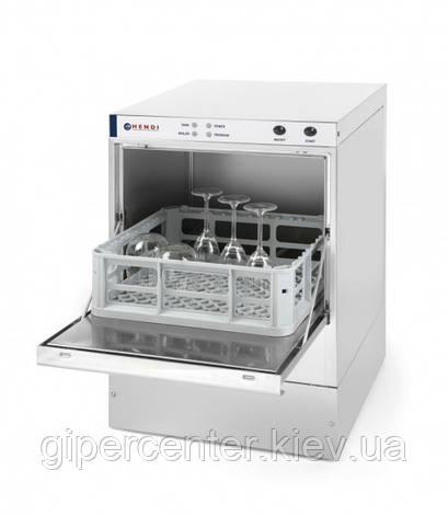 Посудомийна машина 40x40 з дозатором миючого засобу - ручне управління, 230 В, 2800 Вт, фото 2