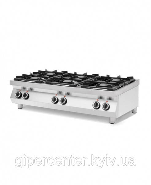 Плита газовая 6-ти конфорочная Kitchen Line, настольная, цена 49831.93 ...