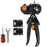 Секатори для щеплення в валізі Професійний прищеплювальний секатор з 3 ножами для обрізки, фото 3