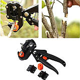 Секатори для щеплення в валізі Професійний прищеплювальний секатор з 3 ножами для обрізки, фото 10