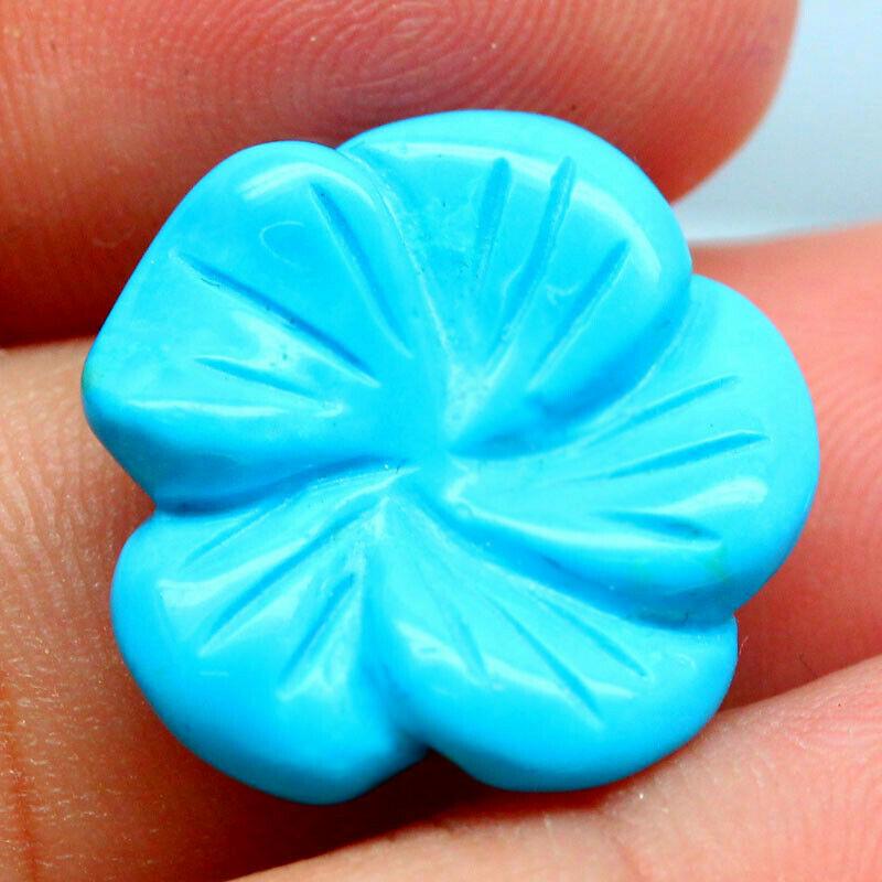 12.98 карт. Бірюза природна. Не фарбований яловичик, не синтетика., фото 1