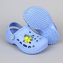 2032гол Дитячі блакитні крокси для хлопчика тм Vitaliya, фото 4