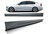 Пороги BMW 3 F30 F31 M-Performance стиль M3 черный ABS пластик М пакет ф30