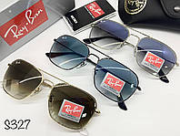 Стильные солнцезащитные очки R*y B*n минеральное стекло разные цвета