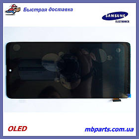 Дисплей з сенсором Samsung A715 Galaxy A71 2020 OLED, Black!