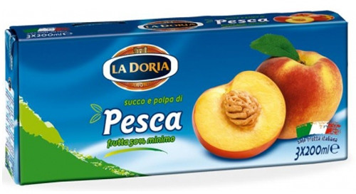 Сок персиковый La Doria Pesca 3х200мл - фото 1 - id-p1423769464