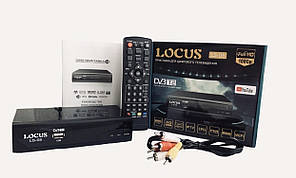 Приставка — Ресивер цифровий ефірний DVB-T2 тюнер — LOCUS 08 (DVB-C/T2, АС3, Youtube, IPTV player, Megogo)