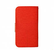 Чохол універсальний Goospery Canvas Diary 5.5" Orange/Camel, фото 3