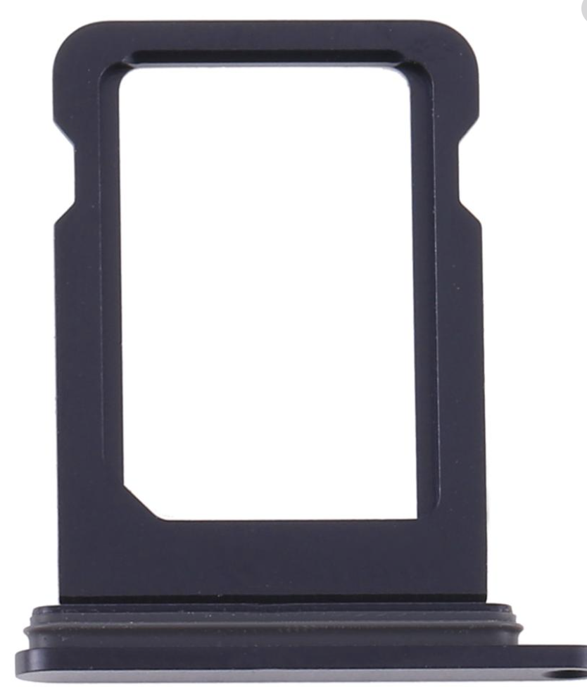 Лоток для сім карти iPhone 12 , колір чорний, 1 sim