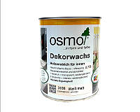 Масло защитное OSMO DEKORWACHS INTENSIVE FARBTONE для древесины 3186 - Белое Матовое 0,75л