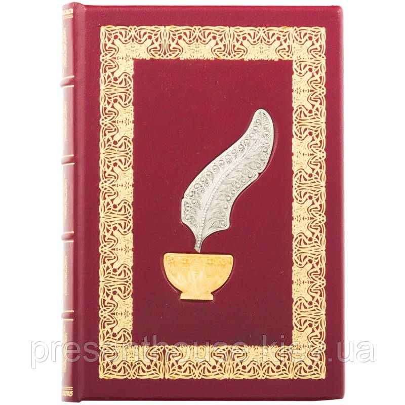 Щоденник шкіряний "Перо" недатований, фото 1