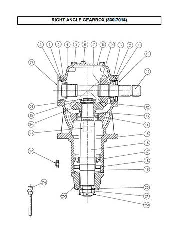 Редуктор крила 330-7014 Schulte, фото 3