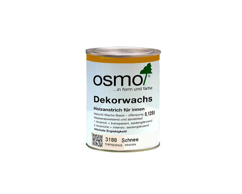 Масло защитное OSMO DEKORWACHS INTENSIVE FARBTONE для древесины 3188 - Снег 0,125л - фото 1 - id-p1423793255