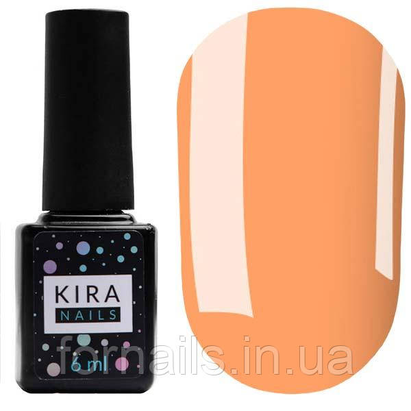 Гель-лак Kira Nails №022 (бежево-персиковый, эмаль), 6 мл