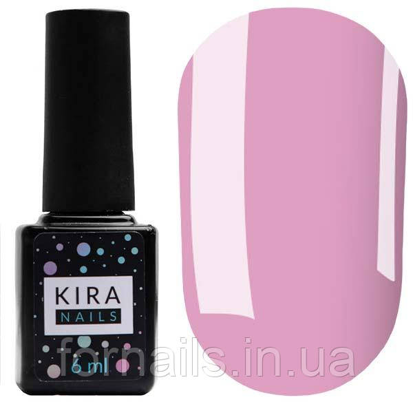 Гель-лак Kira Nails №064 (бледно-розовый, эмаль), 6 мл