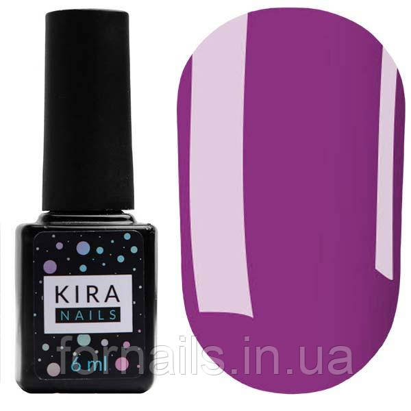 Гель-лак Kira Nails №151 (баклажановий, емаль), 6 мл