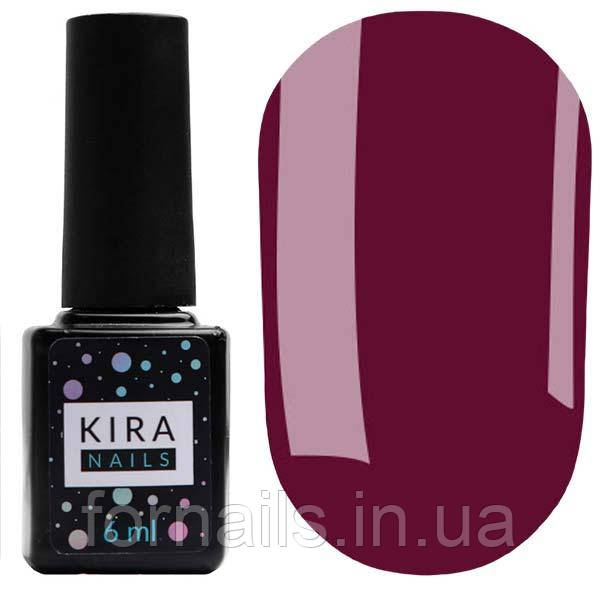 Гель-лак Kira Nails №152 (фіолетово-коричневий, емаль), 6 мл